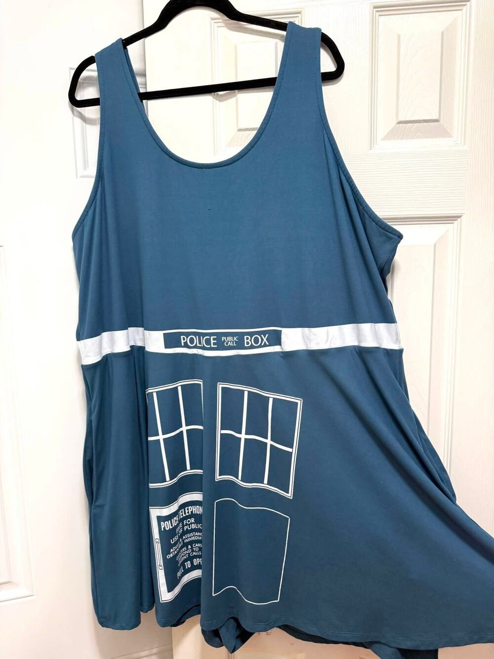 Hot Topic Plus 5 Her Universe BBC Licensed Doctor Who Tardis Athletic Dress 5X
